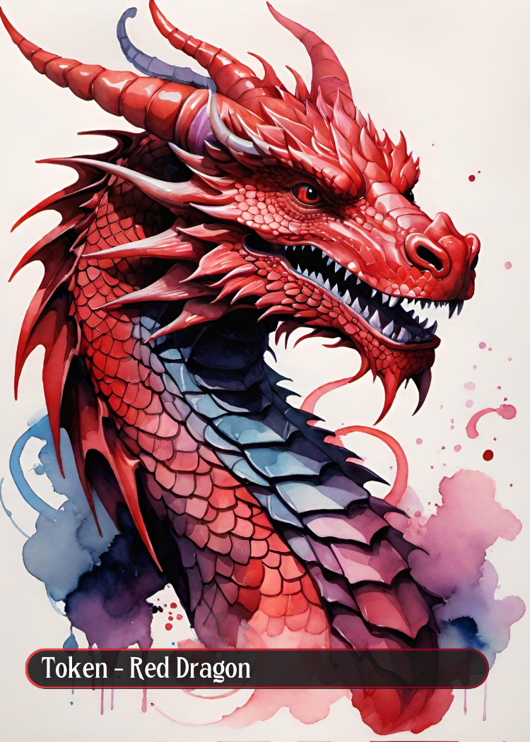 Red Dragon Tokens