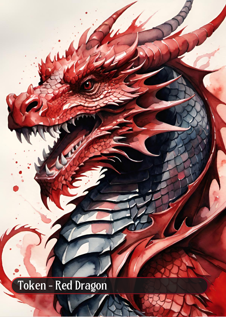 Red Dragon Tokens